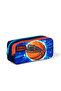 Kids Navy Blue Basketball Ball Patterned Two Compartment Pencil Bag 12066