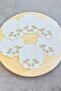 Flower Embroidered Coffee Coaster, Presentation Napkin, Coffee Glass Coaster, 6-Piece Cocktail Napkin - 4