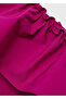 Combined Fabric Asymmetrical Blouse - 7