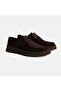 Men's Brown Lace-Up Casual Suede Shoes