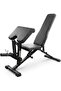 Heavy-Duty Adjustable Multifunctional Exercise Bench with Leg Extension & Arm Curls
