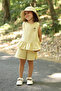 Muslin Ruffle Set Soft Yellow