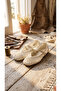 Orthopedic Sole Blunt Toe Daily Stylish Knitted Ballerinas - 2