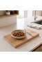 Wooden 34 X 20 Cm Special Edge Cutting Presentation Meat Bread Chopping Board