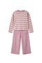 Girl's Striped Suit Pink - 7
