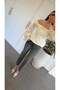 Hellenistic Model Madonna Collar Corset Blouse Cream - 3