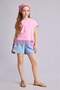 100% Cotton Jean Shorts for Girls H9022A826Sm - 2
