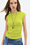 Gathered Basic Blouse - 4