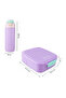 Mega Flex Bento Lunch Box 1864ml w/ SipSwitch Insulated Water Bottle 720ml | Leakproof Meal Box w/ Steel Jar – Orchid Mist - 9