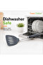 Nylon Slotted Turner Non-Stick Kitchen Spatula with Soft Grip Handle - Grey - 6