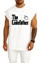 Oversized the Codefather - Computer Programmer Chest Printed Tank Top