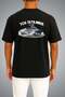 Oversize Tcg Istanbul between the Waves Themed Pocket and Back Printed Unisex T-Shirt - 2