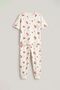Strawberry Patterned Short Sleeve 100% Cotton Girls' Pajama Set - 8