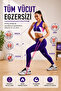 Pilates Resistance Rubber Band 1 Piece Whole Body Stretching Band - 4