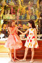 Salmon Jacquard Dress - 5