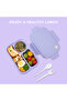 Smart Serve Bento Lunch Box 980ml - Lavender Diamond - 3