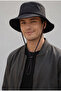 Premium Mountaineering Hat with Wide Brim |   Black Men's Drawstring Snap Safari - 5