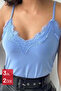 Women's Lace Detailed Strap Sandy Blouse 3031