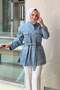 Pocketed Waist Belted Cap - 3
