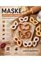 Carnival Mask 5X9 cm Dough Sculpting Set /Cookies/Ceramic/ Polymer Mixed Color - 2