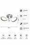 Savo LED Plafonyer Avize - 3