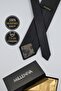 Polka Dot Black and White Tie & Handkerchief - 4
