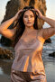 Plus Size Lace Detailed Satin Shorts Set - Bridal & Honeymoon Collection - 6