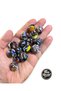 Large Size Glass Indian Beads - Macrame Beads - Decoration Beads - 6 Pieces - - 2