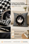 Royal French Bulldog Goose Feet Pattern Throw Pillow Cover - 4