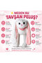 Imported Fabric, Stretchable and Retractable, Cute Plush Rabbit with Ears and Feet, Sleep Companion, Large Size 75 cm - 8