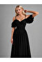 Dress with Polka Dot Scarf Detail - 2