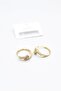 Jewelled Stud Earrings - Gold