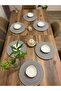 6 Pieces Black Jute Placemats / American Service Lux Presentation Plate Coasters Placemat Gift