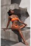 Trägerloser String-Bikini-Set - 4