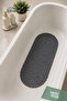 Stone Patterned Suction Cup Bathroom and Shower Anti-Slip Mat 34X68 cm – Bathtub Mat - 3