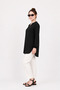 Women's Comfortable Cut Cotton Viscose Tunic Shirt - 2