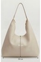 Soft Textured Women's Hobo Casual Shoulder Bag - Large Size Bag with Stitching Detail - 3