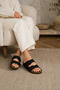 Double Buckle Unisex Slippers Cork Sole Non-Slip Daily Comfortable Summer Slippers - 3