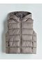 Hooded Girl's Puffer Vest (W5) - 2