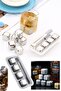 Stainless Steel Ice Mold Whiskey Cooling Stone Reusable 4-Piece Cube + Tongs Set Quality - 6