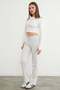 3 Threaded Side Stripe Tie-Up Sweatpants