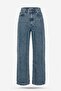 Women's Straight Cut Wide Leg Jean Pants - 6