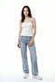 Women's High Waist Wide-Leg Denim Jean Pants