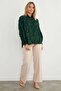 Stone-Embroidered Tassel Casual Shirt - 2