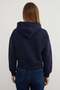 3 Yarn Teddy Bear Embroidered Hooded Sweatshirt - 5