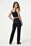 Women's Square Neck Fit Cut Crop Tank Top - 4