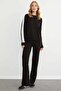 Basic Crew Neck Striped Modal 2-Piece Set