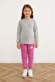 Elastic Waist Emblem Jogger Girl's Sweatpants