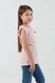 Girl's Blouse with Lace Detail on the Sleeves - 2