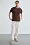Crew Neck Knitwear T-Shirt - 3